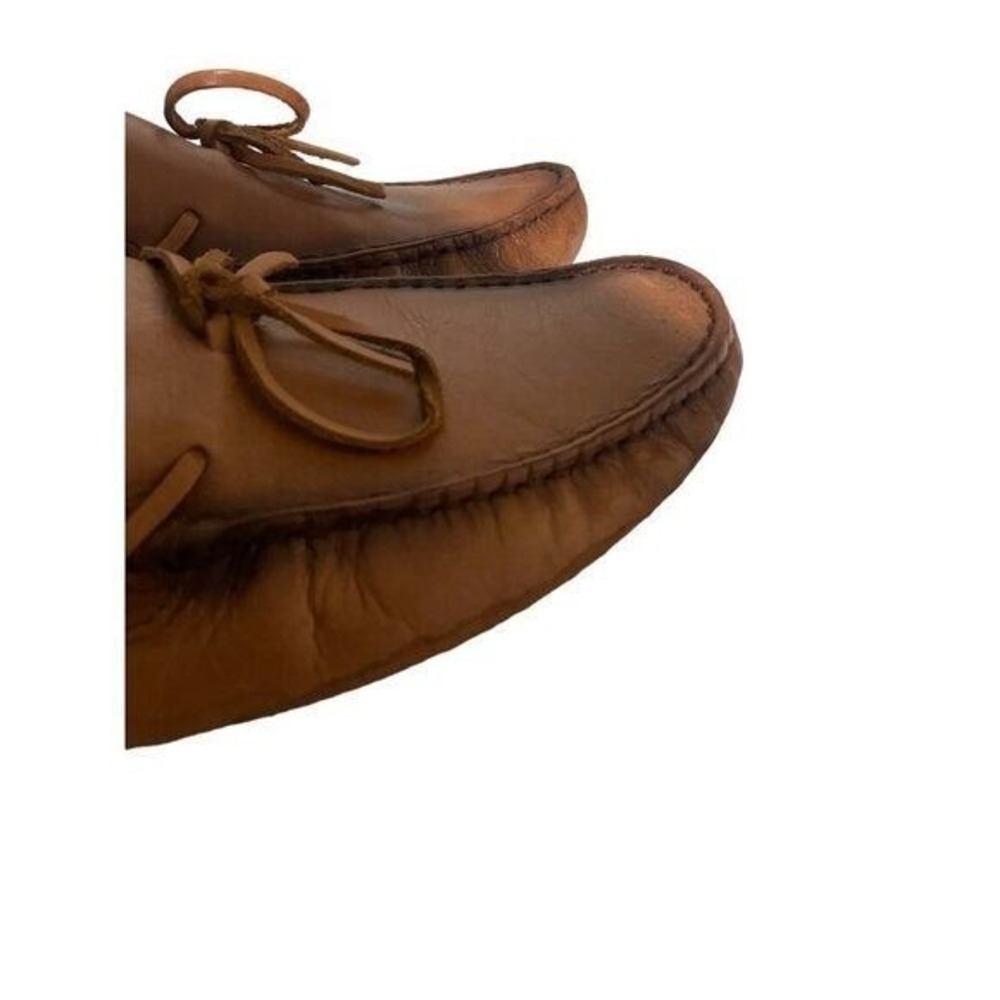 SAKS Fifth Avenue Men's Loafer Suede Leather Tassel Brown Size 10 - Picture 10 of 13